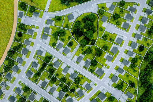 layout of a country village, layout, and geographical map 