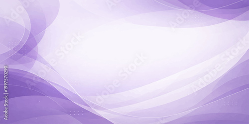 Smooth waves of bright purple and pink light flow in a curved abstract design, creating a vibrant vector wallpaper with a soft motion texture