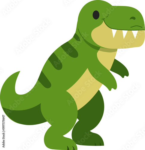 cute T-Rex Dinosaur hand drawn Illustration