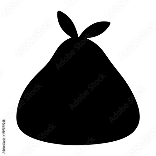Silhouette of a whoopee cushion for April 1  