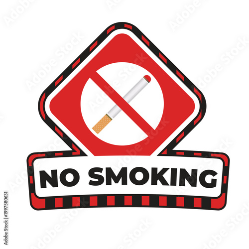 No Smoking sticker 