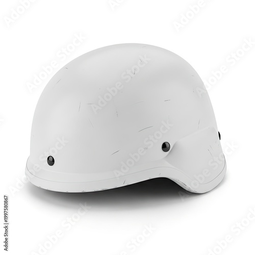 military helmet isolated on white