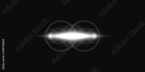 Realistic white light effects and starlight effect collections.