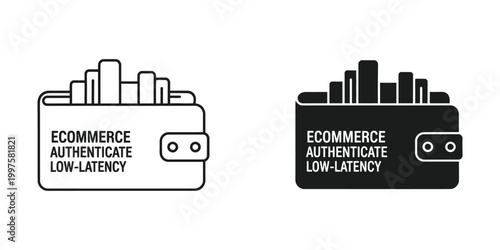 Comparison of ecommerce authentication latency representations using power supply icons