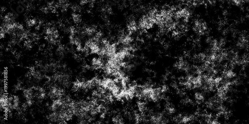 Texture of old gray concrete wall, damaged rusty crack and scratch black wall texture design, Grunge black and white