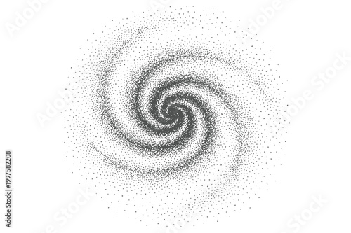 Spiral Dust Particle Texture – Soft Swirl Grain Overlay Background Vector