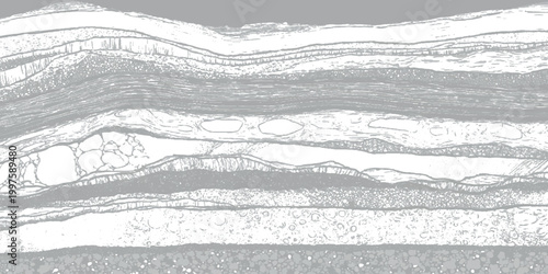 Grunge textured background with layered abstract design elements and vector illustration