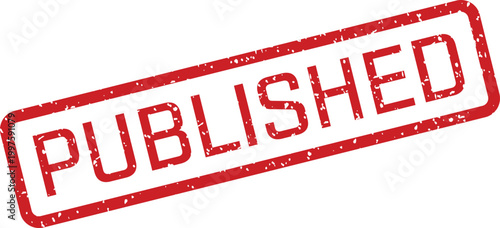 Red 'published' stamp a symbol of completion and official release