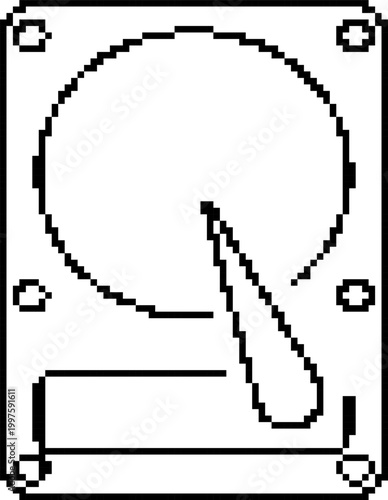 Pixel art scary halloween pumpkin jack o lantern with angry face on transparent background vector illustration