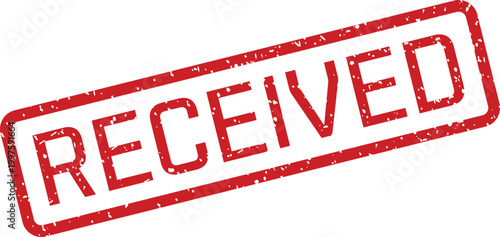 Red 'received' stamp illustration