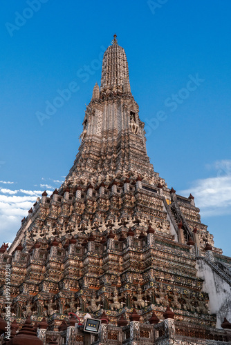 Wat Arun Temple at sunset landmark of Bangkok, Thailand.