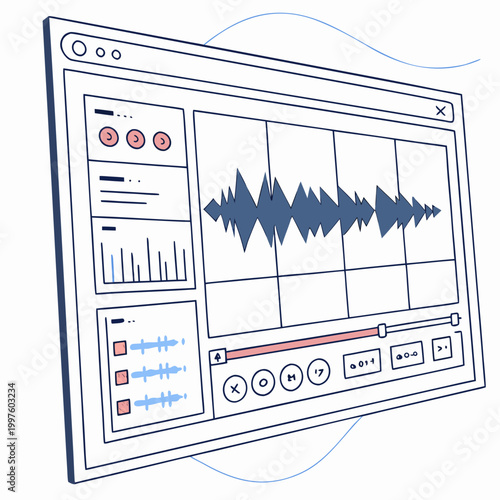 Canvastavla Sound wave audio editing software interface