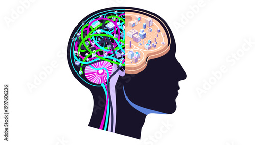 A cheerful woman is working remotely on her laptop. This image evokes a positive and productive atmosphere, ideal for representing flexible work, onli