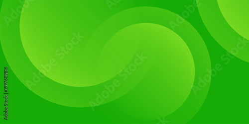 Abstract green circle background trendy. Fluid shapes composition. Element line modern simple art good