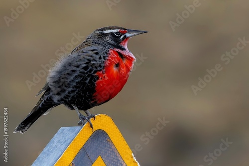 Long-tailed meadowlark (Leistes loyca)