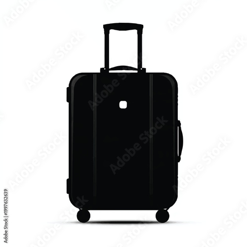 suitcases isolated on white background