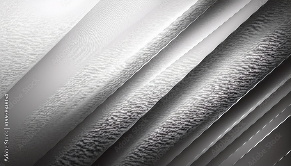 Fototapeta premium das weiss und das silber sind hellgrau mit schwarz der farbverlauf ist die oberflache mit vorlagen metallstruktur weiche linien technischer farbverlauf abstrakter diagonaler hintergrund silber