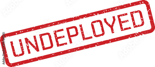 Red 'undeployed' stamp a symbol of status or cancellation