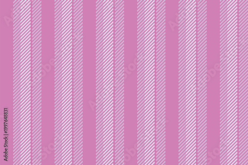 Sritain textile fabric texture, softness vertical stripe vector. Tough pattern background seamless lines in light and pink colors.