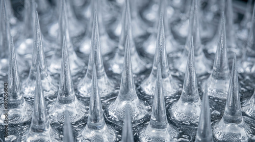 Transparent Polymer Microneedle Array for Transdermal Drug Delivery System