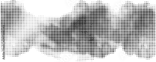 Tableau sur toile Halftone Dots Background