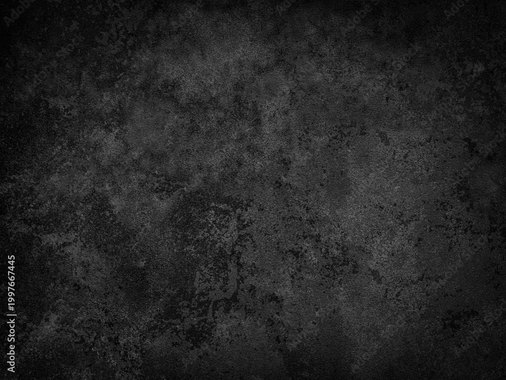 Fototapeta premium Dark black gray grain rough texture abstract background for wallpaper banner template page design project