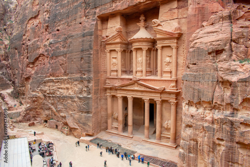 Fotografie Ancient city of Petra in Jordan