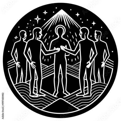 vector illustration of a couple