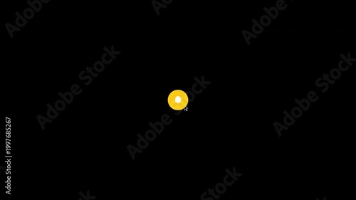 Subscribe and Like Button Animation Alpha Channel Video