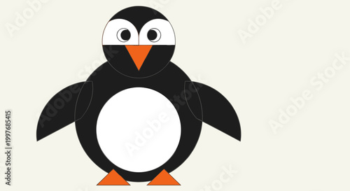 Cute Penguin Illustration