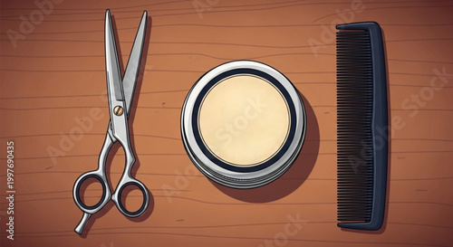 Grooming tools for mens hair care.