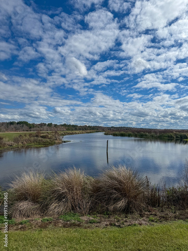 lake and clouds
