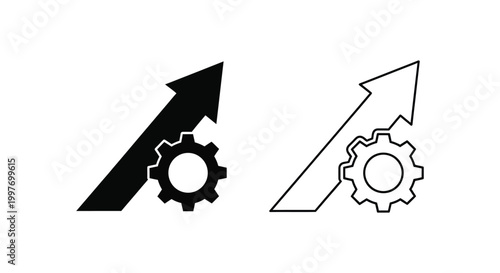 Optimize Growth with Performance Gear: Boost Efficiency Now Vector