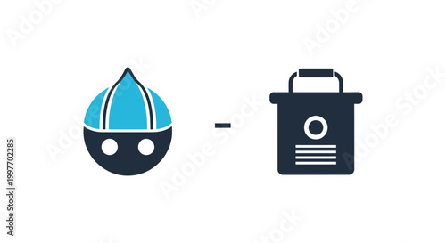 Recycle Waste with Smart Trash Bin Solutions Vector