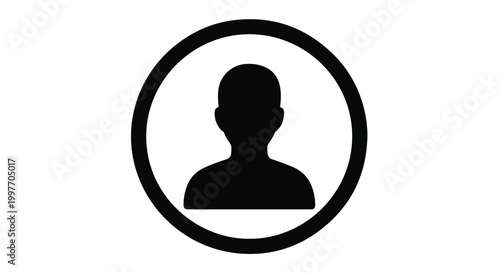 User profile avatar icon for social media accounts and member identity