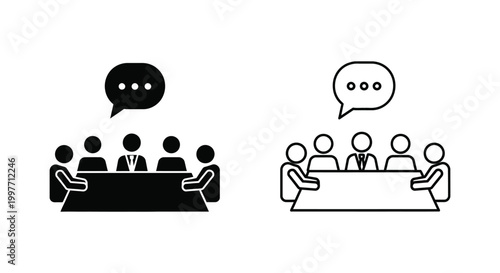 Mastering Effective Business & Team Communication Strategies Vector