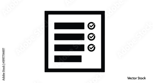 Checklist icon with checkboxes for task management and online surveys