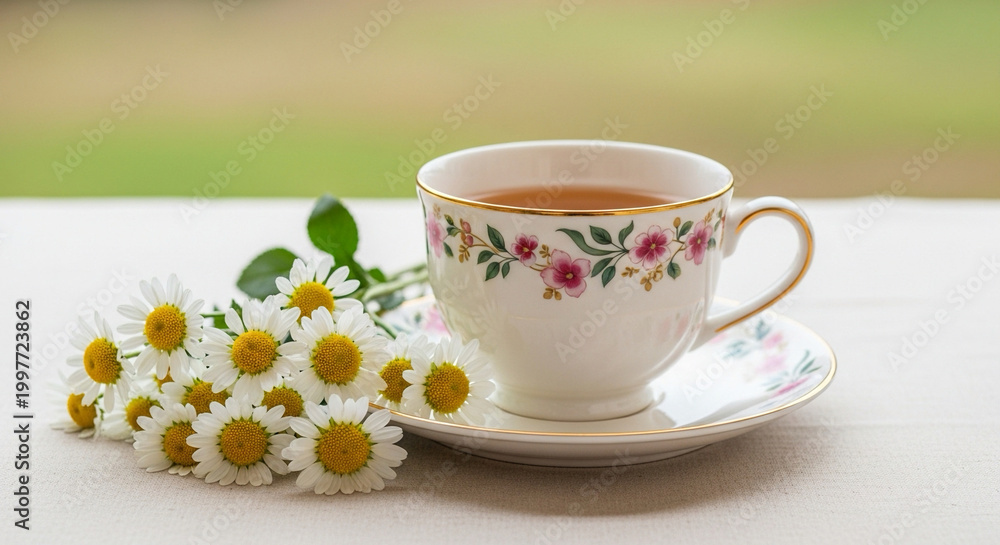 Fototapeta premium Elegant Tea Time Concept