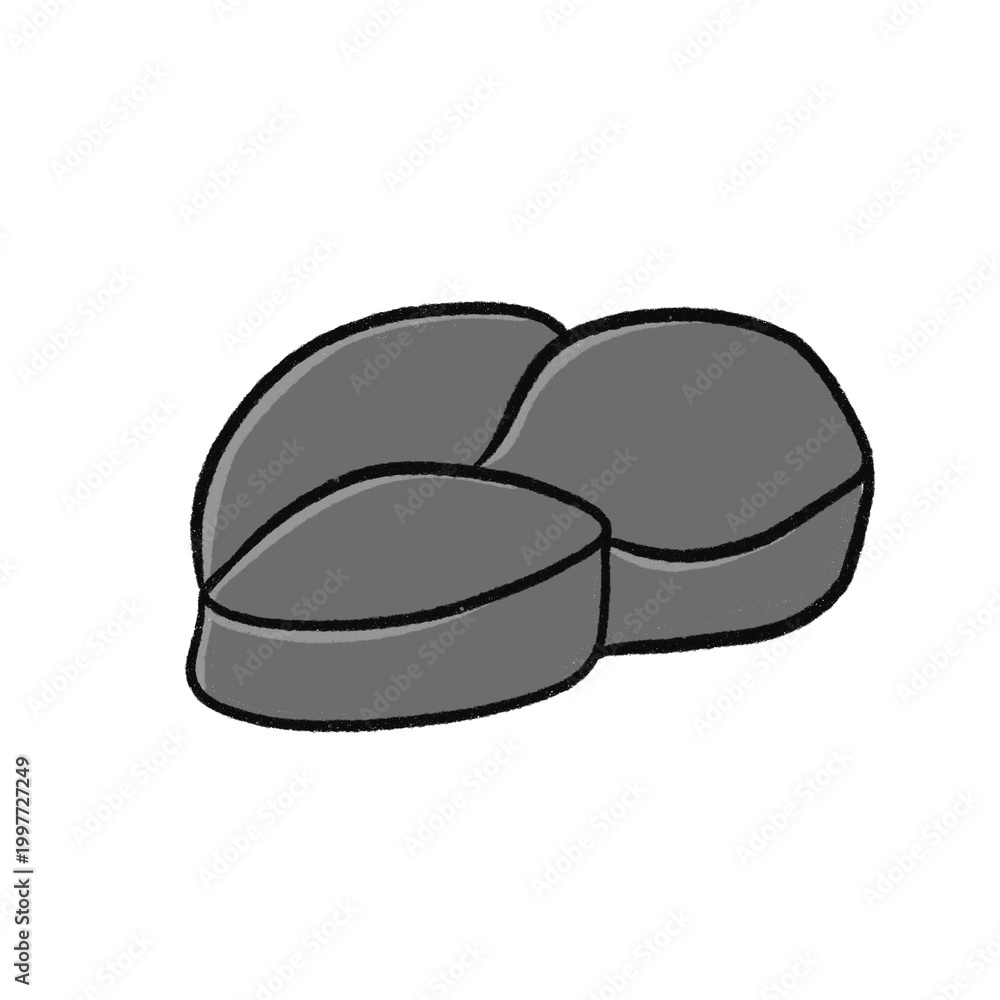 Obraz premium stone art illustration