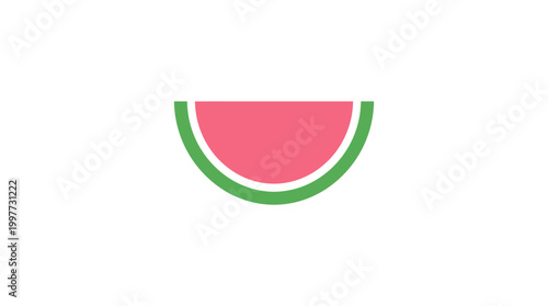 A vibrant slice of watermelon on a plate indoors