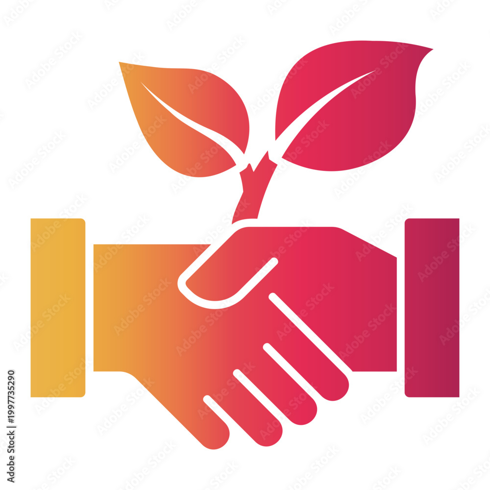 Fototapeta premium relationship Gradient icon