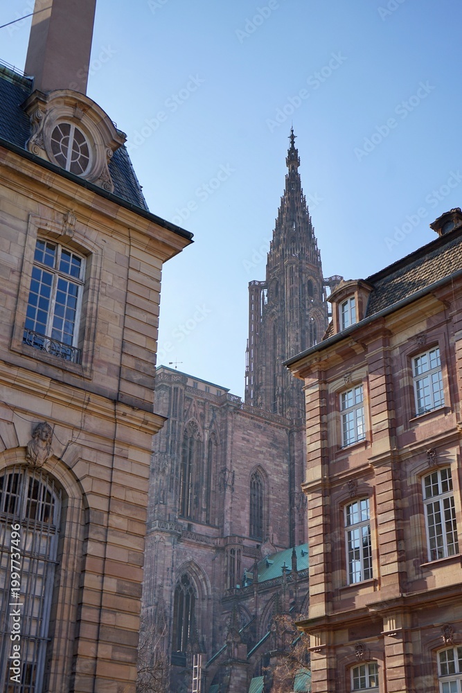 Obraz premium Strasbourg et sa cathédrale