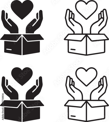 Community Service Concept Art, community service concept art icon, community service concept art vector, social support, charity help, nonprofit work, volunteer action, service design
