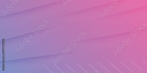 Modern Abstract Purple and Pink Gradient Background with Geometric Diagonal Layers and Subtle Lines.Eps 10