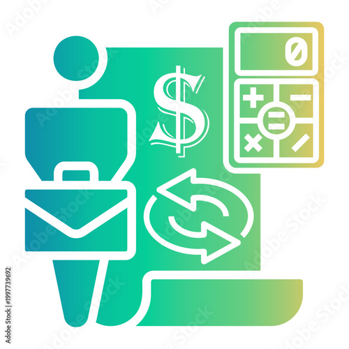 accountant Gradient icon