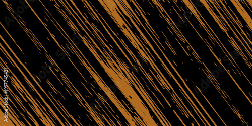 Yellow digital noise on a dark background. Wallpaper glitch texture. Vector illustration.