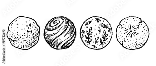 bath bomb , chalk texture vector set