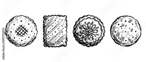 biscuit , chalk texture vector set