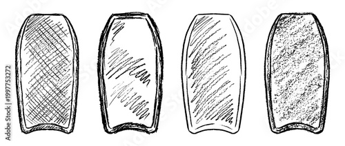 boogie board , chalk texture vector set