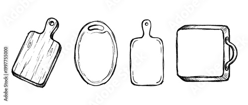 cutting board , chalk texture vector set